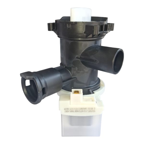 משאבת ניקוז 5 ברגים למכונת כביסה מבט אחורי כל טכני השרון משאבת ניקוז למכונת כביסה Bosch Siemens Constructa