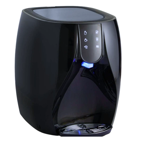 בר מים One Touch שחור מבריק | טאץ' וואן שחור | מתקן מים שחור מסך מגע