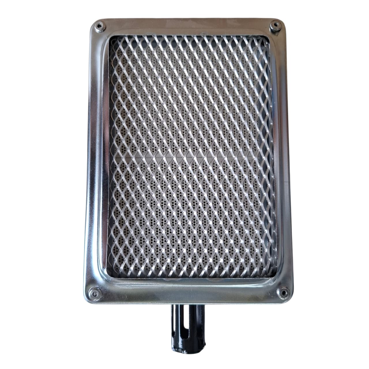 מבער קרמי R5 Meltem מבט קדמי כל טכני השרון מבער קרמי לשווארמה R 5 מלתם מבט קדמי רשת מתכת