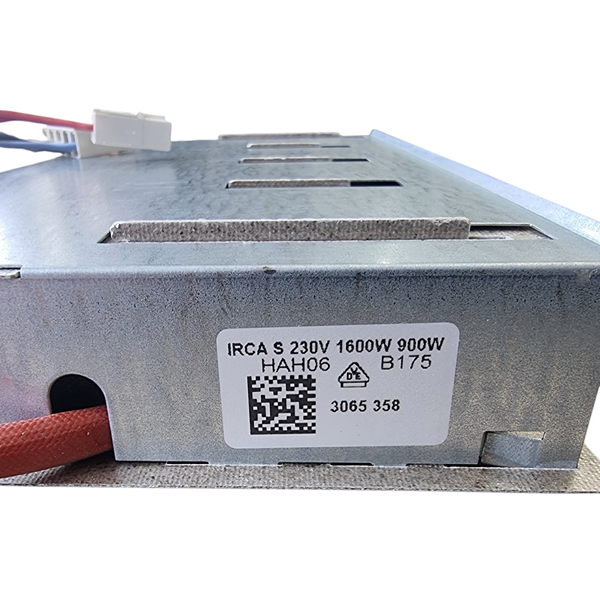 heatingelementlabelirca1600w900whah06 כל טכני השרון מדבקת גוף חימום IRCA S 230V 1600W 900W HAH06 למייבש כביסה