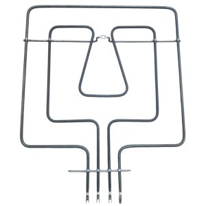 גוף חימום עליון כפול לתנור Bosch Siemens עם חיבורי חשמל תחתונים