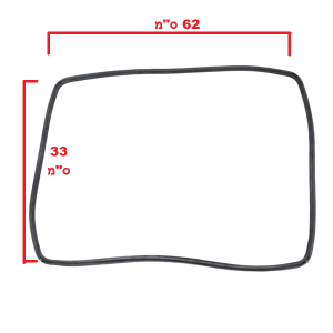 גומי דלת לתנור אפייה אוניברסלי רחב 90 ס״מ במידות 33×62 ס״מ – אטם תנור למניעת בריחת חום